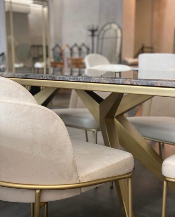 Bond Chair - Brushed Brass - Image 3