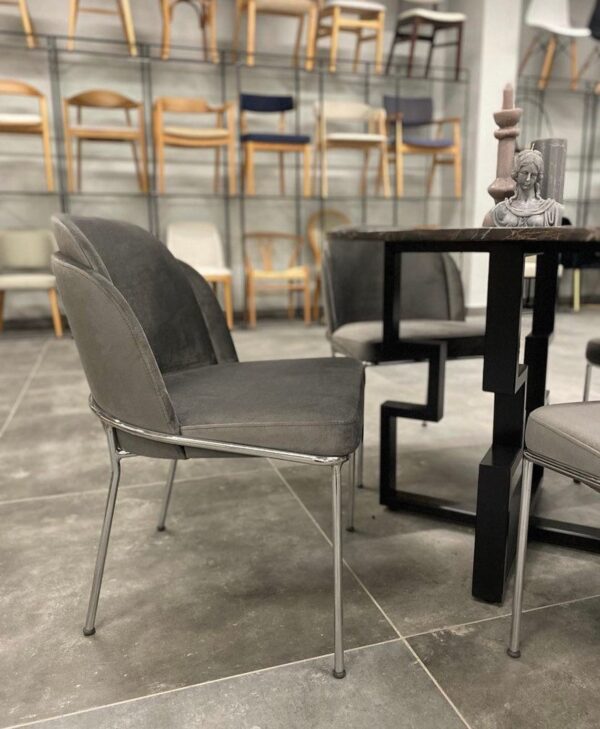 Bond Chair - Silver Metal - Image 3