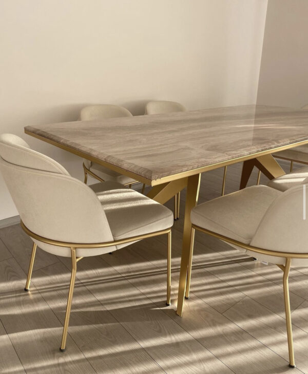 Bond Chair - Brushed Brass - Image 7