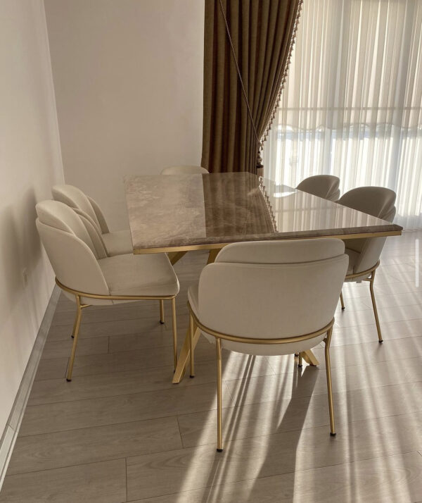 Bond Chair - Brushed Brass - Image 5