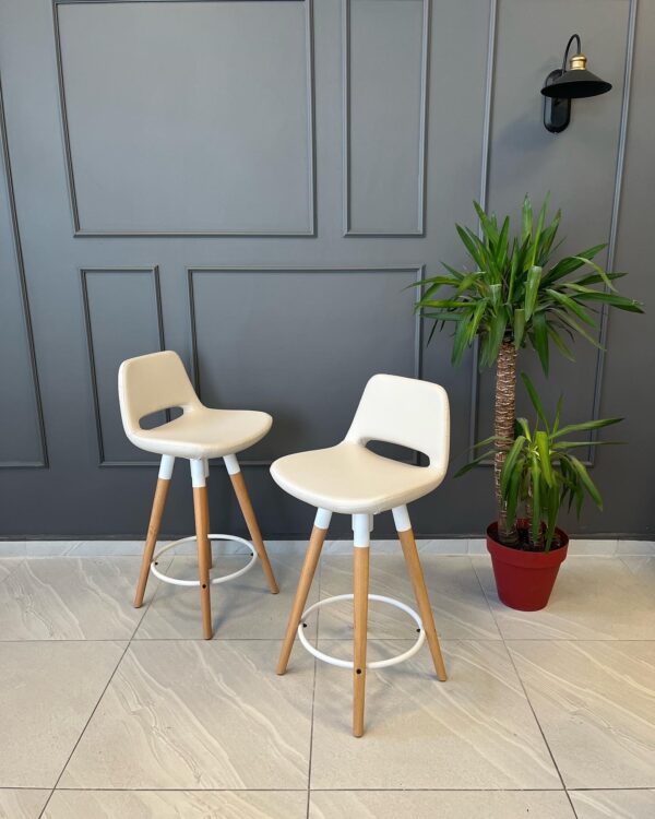 Ada Swivel Counter Stools with Genuine Leather